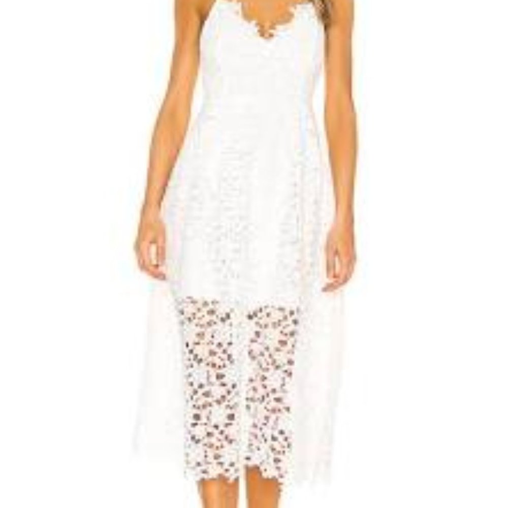 Bride to:ASTR the label white midi dress - Revolve